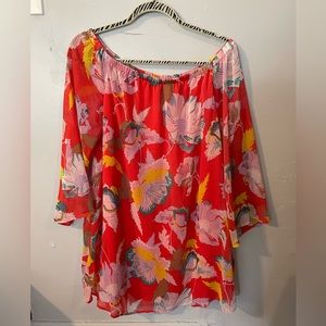 🌺  Love Fire Off The Shoulder Floral Dress - Large